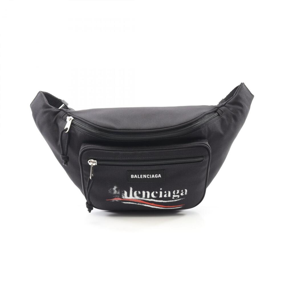 Balenciaga Explorer Belt Bag Waist Body Bum Crossbody Belt Black